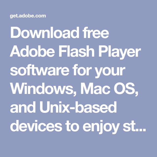 Adobe flash reader mac free download 2016